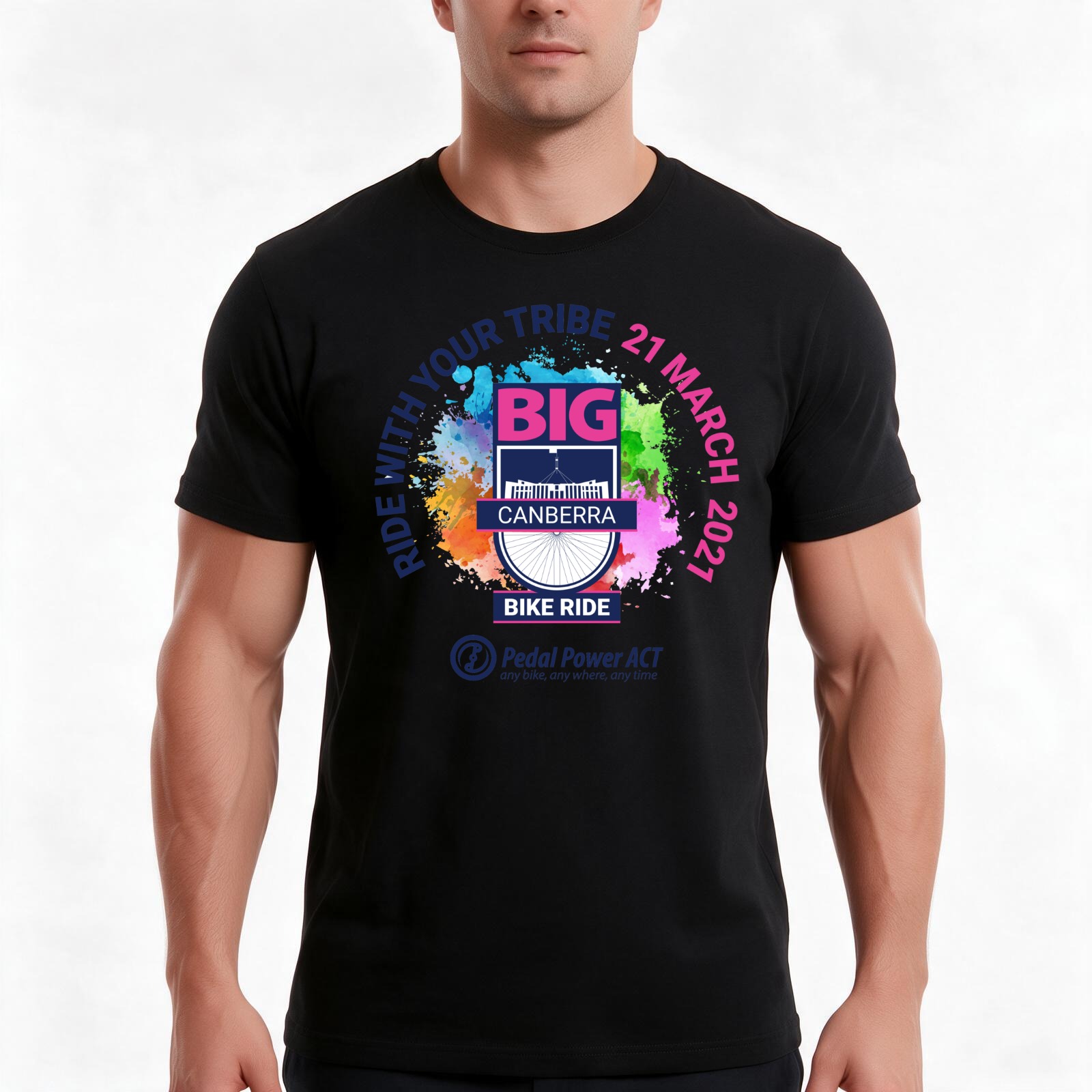 Canberra Vintage & Collectible Centre Reviews - Big Canberra Bike Ride 2021 T-Shirt,