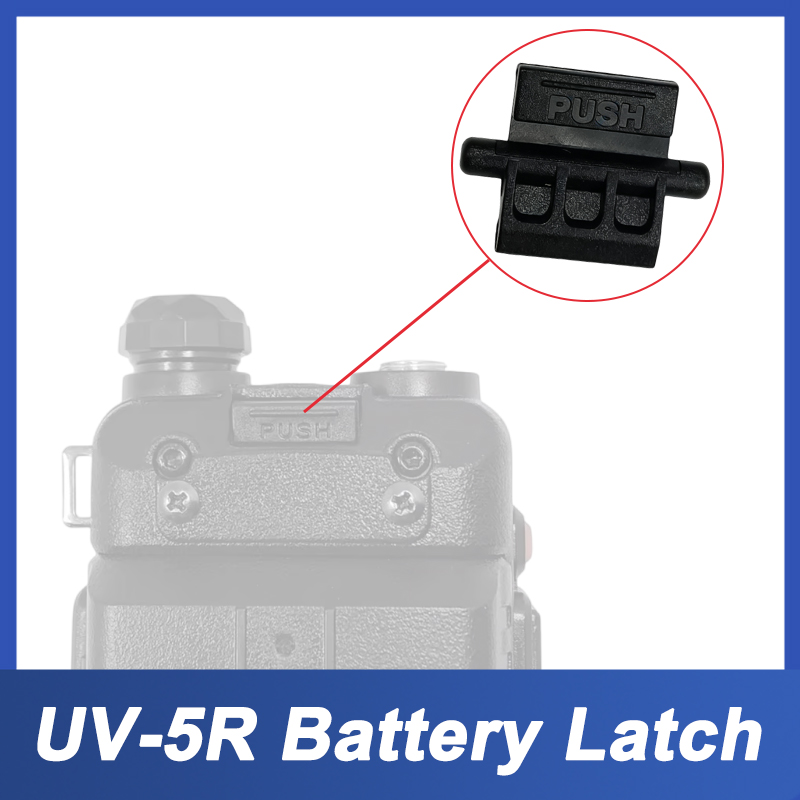 Cassette Walkman Belt - Push Button Battery Latch For Baofeng
