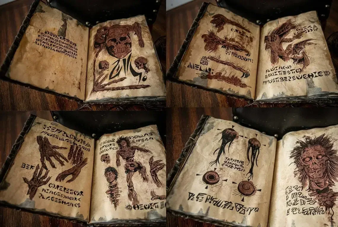 Vintage Necronomicon - Dark Ma - Vintage And Collectible Books review and price