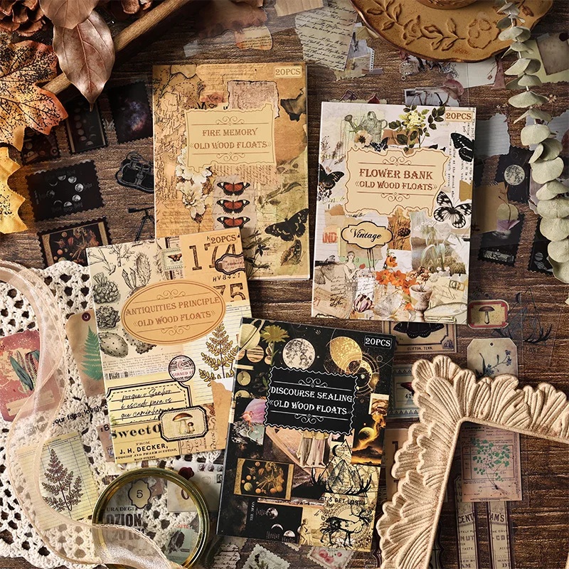 20 Sheets Vintage Die Cut Stic - Vintage Collectible Books review and price