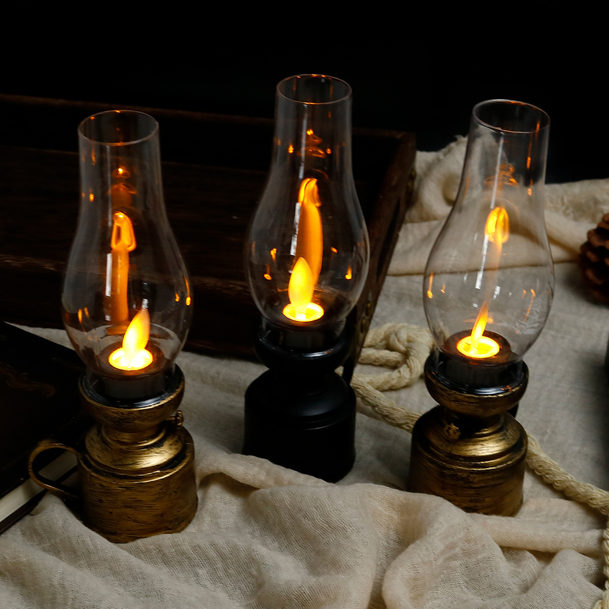 Vintage Lantern Retro Design L - Vintage Collectible Buttons review and price