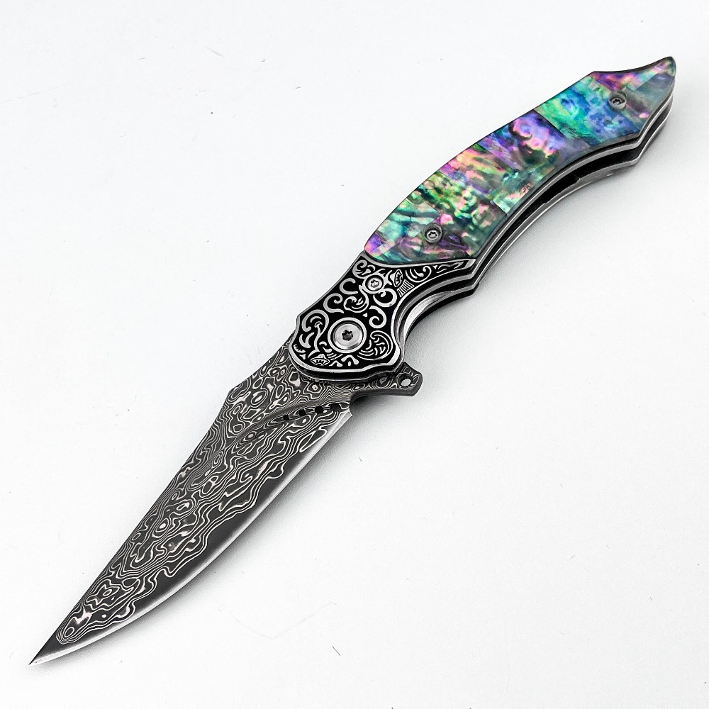 New Vintage Damascus Pattern B - Vintage Collectible Knives review and price