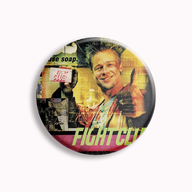 Retro Classic Movie Fight Club - Vintage Collectible Buttons review and price
