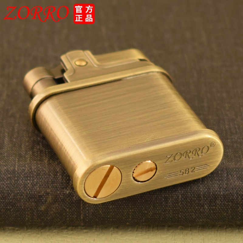 ZORRO 582 Brushed Brass Fuel L - Vintage Collectible Buttons review and price