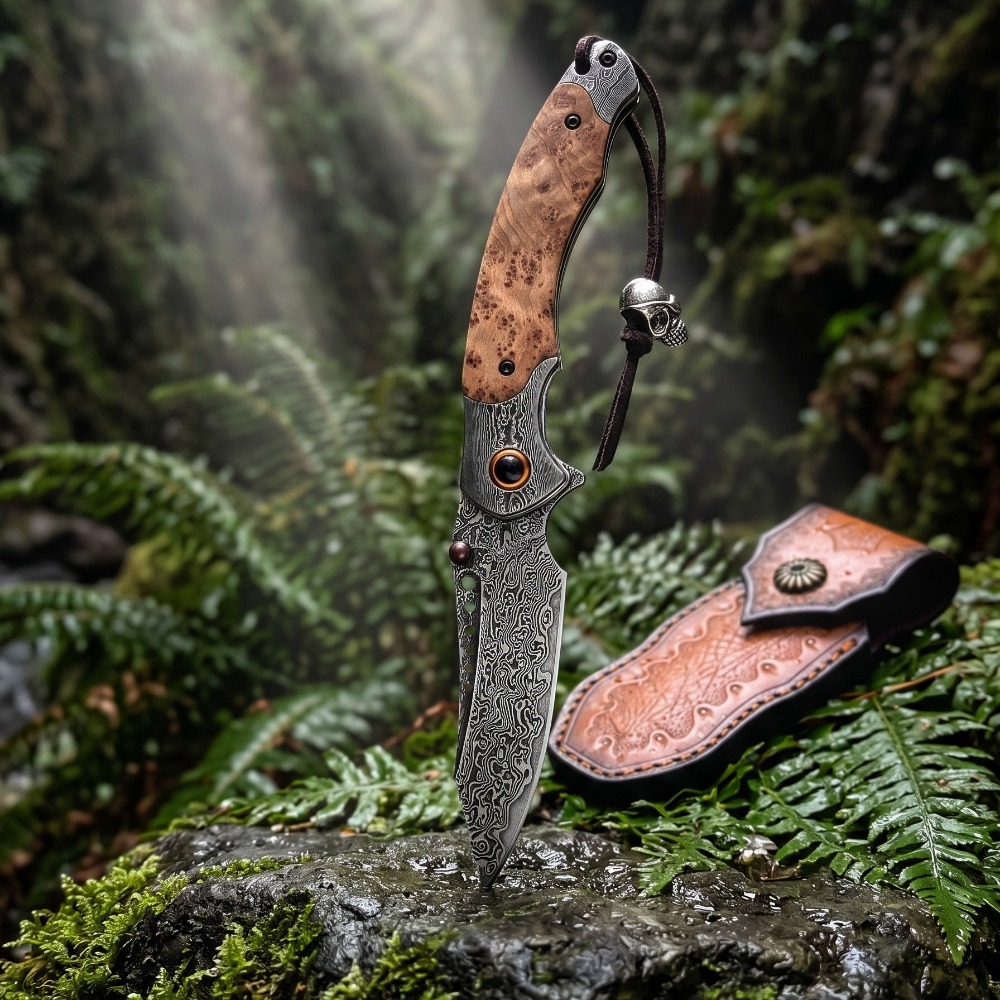 High Hardness Damascus Pattern - Vintage Collectible Knives review and price