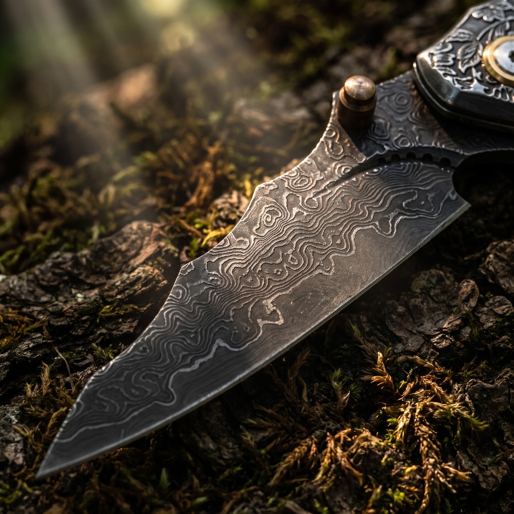 Vintage Engraved Foldable Knif - Vintage Collectible Knives review and price