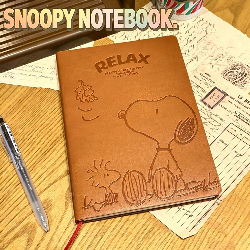 Vintage Snoopy A5 Leather Note - Vintage Collectible Books review and price